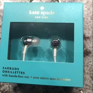 Kate Spade New York Earbuds NIB